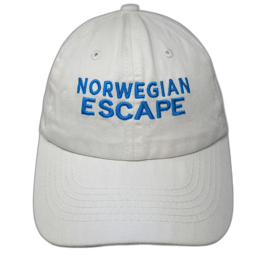 DMR Classic Headwear Baseball Cap White One Size Norwegian Escape Cruise Hat